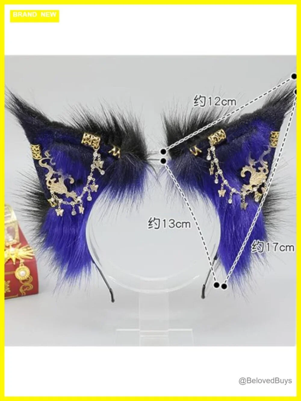 Faux Fur Cat Ear Headband Fashion Cosplay Party Hair Accessory